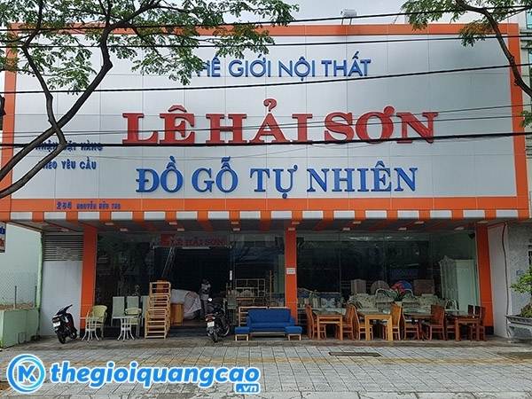 Mẫu bảng hiệu thế giới nội thất L&ecirc; Hải Sơn