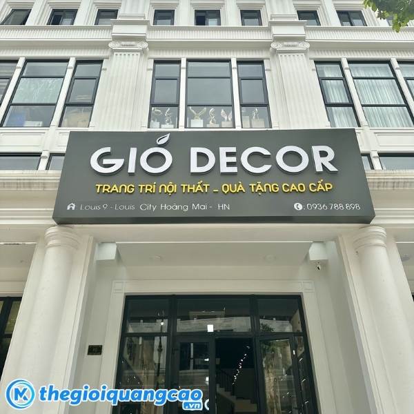 Lưu &yacute; khi l&agrave;m bảng hiệu shop nội thất