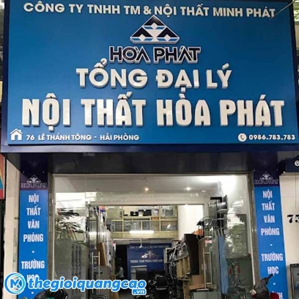 Bảng gi&aacute; tham khảo l&agrave;m bảng hiệu quảng c&aacute;o cho cửa h&agrave;ng kinh doanh nội thất