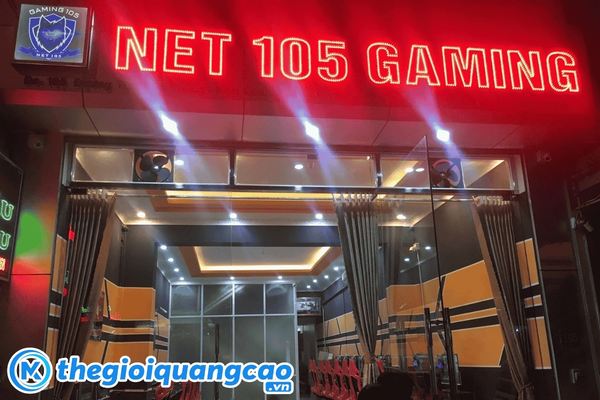 Bảng hiệu qu&aacute;n game gắn LED