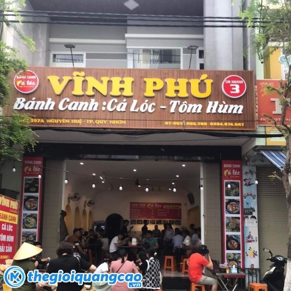 Mẫu bảng hiệu b&aacute;nh canh Vĩnh Ph&uacute;