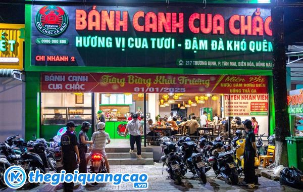 Thi c&ocirc;ng bảng hiệu quảng c&aacute;o gi&aacute; rẻ trọn g&oacute;i tại TPHCM