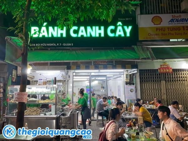 Mẫu bảng hiệu qu&aacute;n b&aacute;nh canh c&acirc;y