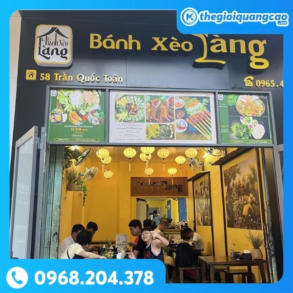Bảng Hiệu Quán Bánh Xèo