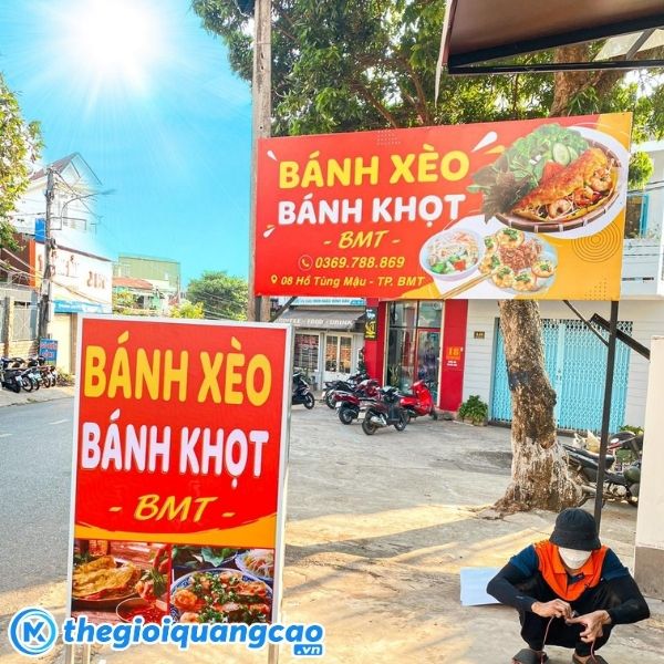 Thiết kế, thi c&ocirc;ng bảng hiệu qu&aacute;n b&aacute;nh x&egrave;o theo y&ecirc;u cầu