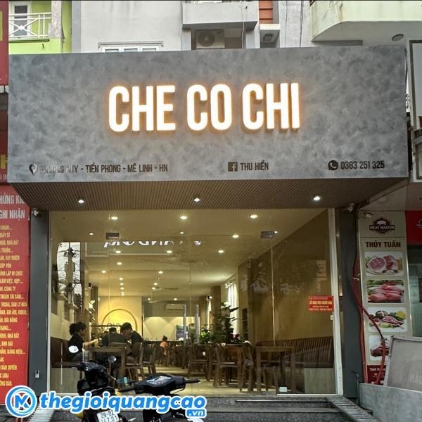 Thiết kế bảng hiệu qu&aacute;n ch&egrave; theo y&ecirc;u cầu