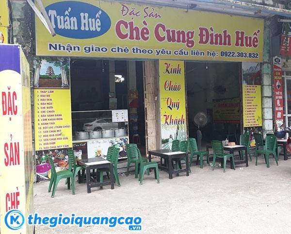 Bảng hiệu qu&aacute;n ch&egrave; chất liệu bạt hiflex