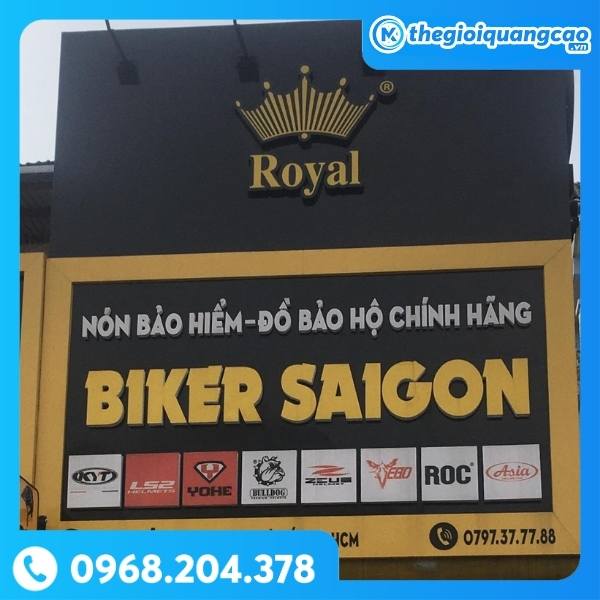 Bảng Hiệu Shop Nón Bảo HIểm