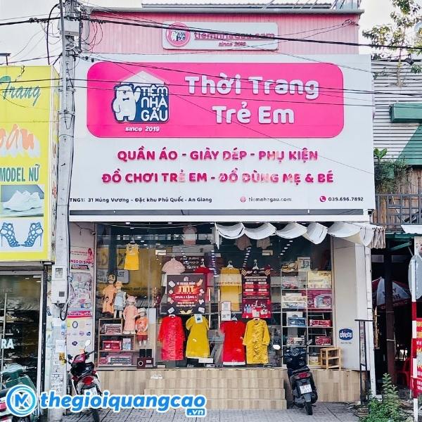 Mẫu biển shop thời trang trẻ em