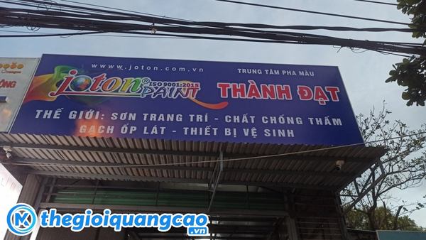 Mẫu bảng hiệu sơn Th&agrave;nh Đạt