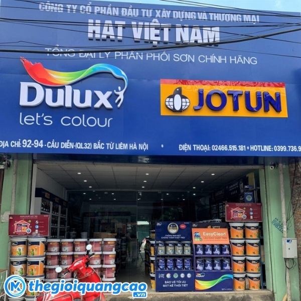 Thi c&ocirc;ng bảng hiệu quảng c&aacute;o cửa h&agrave;ng sơn gi&aacute; rẻ trọn g&oacute;i TPHCM