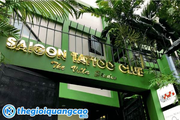 Mẫu bảng hiệu saigon tattoo club