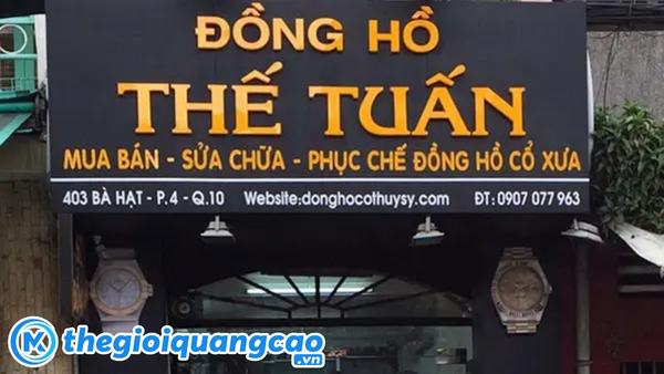 Thi c&ocirc;ng bảng hiệu quảng c&aacute;o gi&aacute; rẻ trọn g&oacute;i tại TPHCM