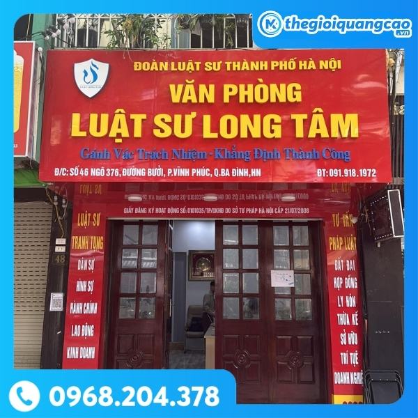 Bảng Hiệu Văn Phòng Luật Sư