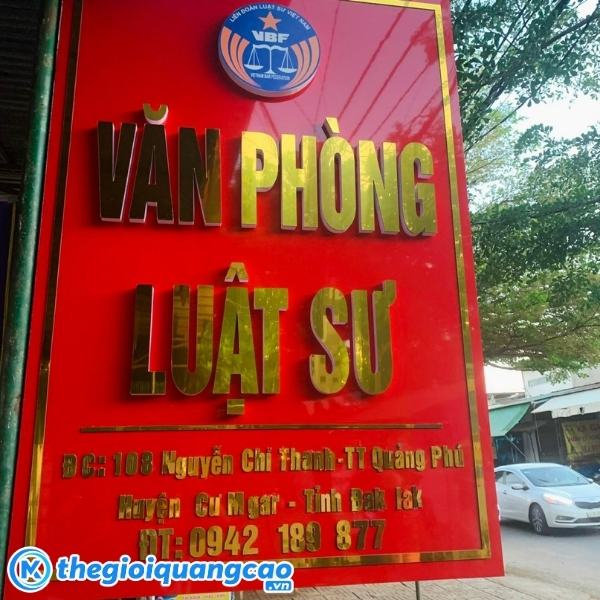 Mẫu biển vẫy văn ph&ograve;ng luật sư