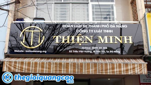Mẫu bảng hiệu văn ph&ograve;ng lu&acirc;t sư Thiện Minh
