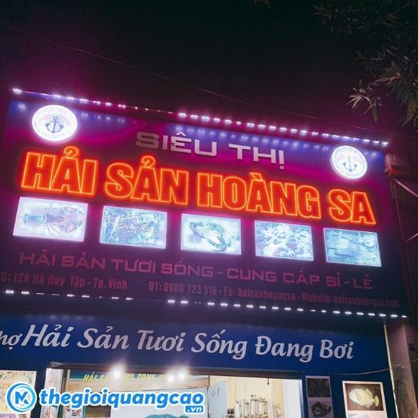 Mẫu dự án làm bảng hiệu quảng cáo mặt dựng Alu kết hợp chứ nổi gắn Led