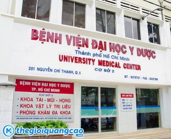 Mẫu dự án làm bảng hiệu chữ nổi ALu cho bệnh viện
