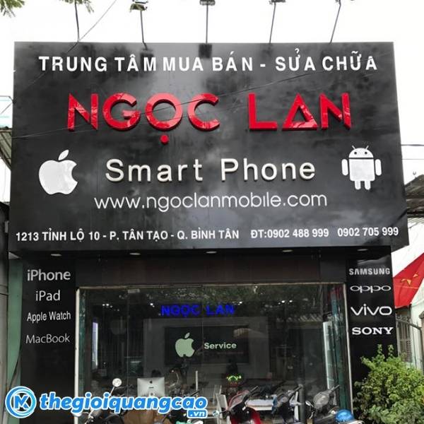 Mẫu bảng hiệu sửa chữa điện thoại