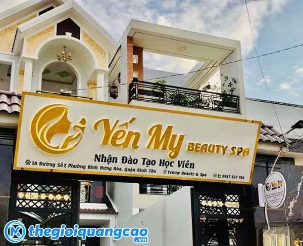 Mẫu bảng hiệu Spa