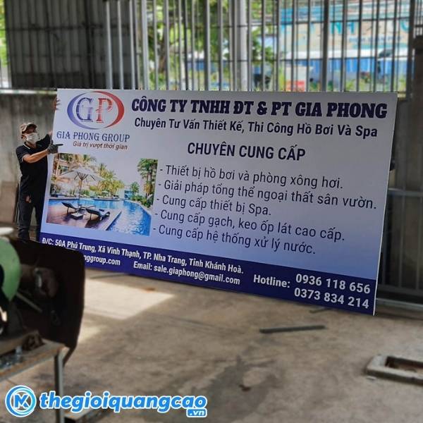 Làm biển hiệu bạt hiflex giá rẻ, chất lượng tại bình tân