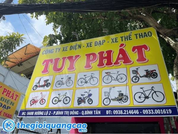 Quy trình thi công bảng hiệu quảng cáo tại Thế Giới Quảng Cáo