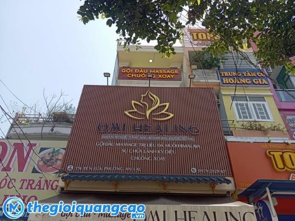 Dự &aacute;n thi c&ocirc;ng bảng hiệu quảng c&aacute;o tiệm gội đầu massge