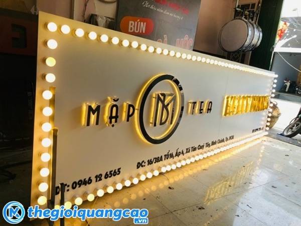 Thi c&ocirc;ng bảng hiệu đ&egrave;n led chất lượng