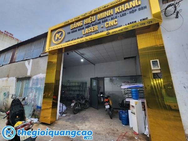 Xưởng thi công bảng hiệu quảng cáo mặt dựng ALu úy tín tại TPHCM