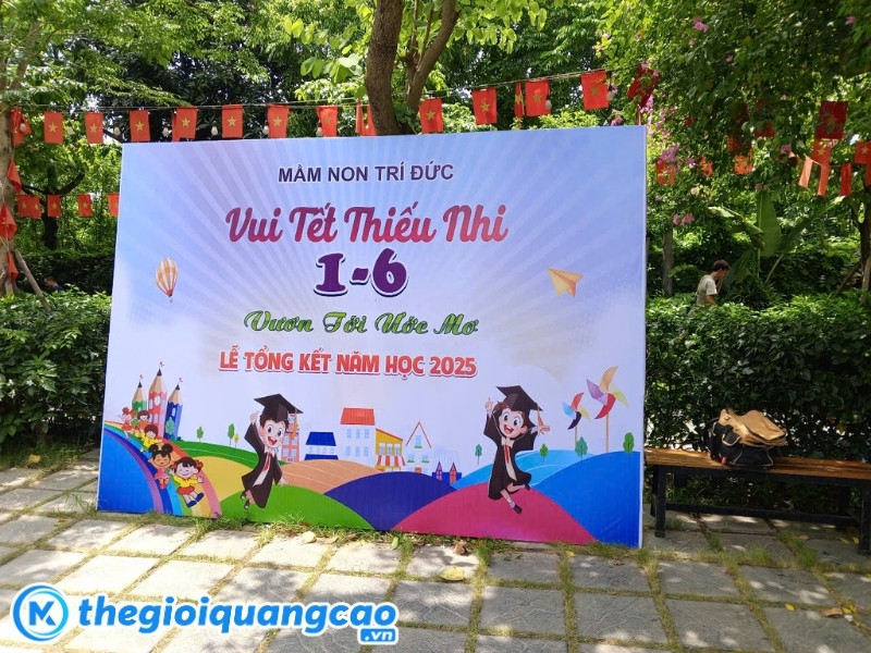 Mẫu backdrop 1/6 in bạt hiflex