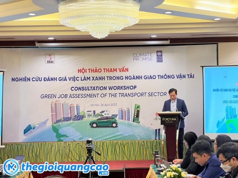 Mẫu backdrop hội thảo tham vấn