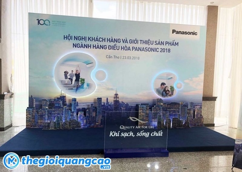 Thi c&ocirc;ng backdrop hội thảo, hội nghị gi&aacute; rẻ trọn g&oacute;i TPHCM