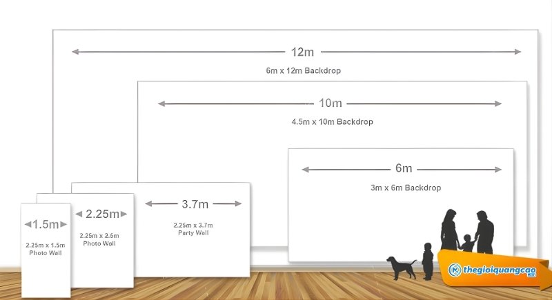 Tham khảo k&iacute;ch thước ti&ecirc;u chuẩn khi in backdrop hội thảo, hội nghị