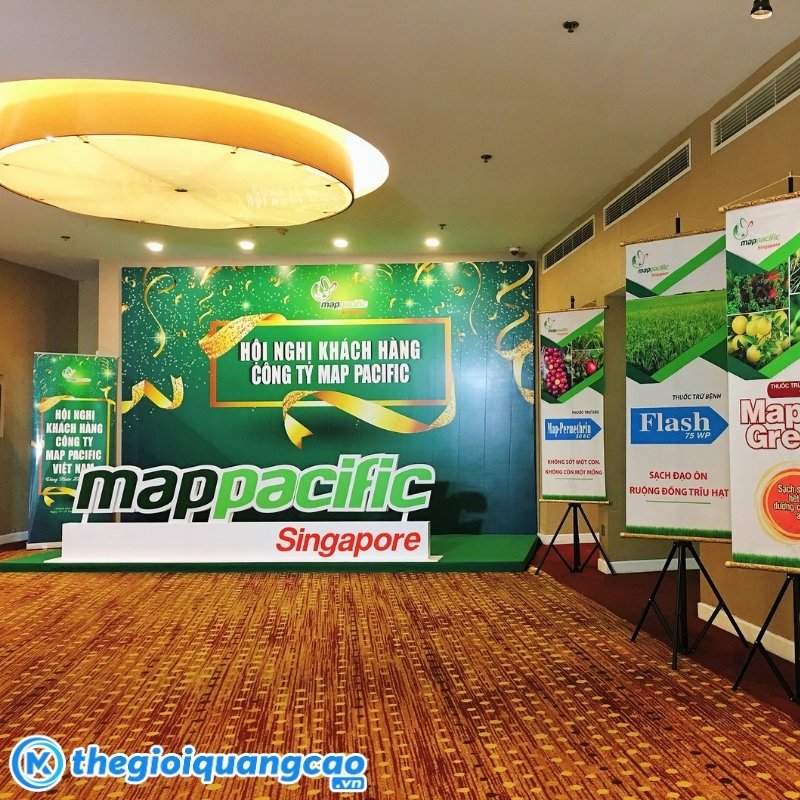 Thiết kế backdrop hội thảo, hội nghị theo y&ecirc;u cầu