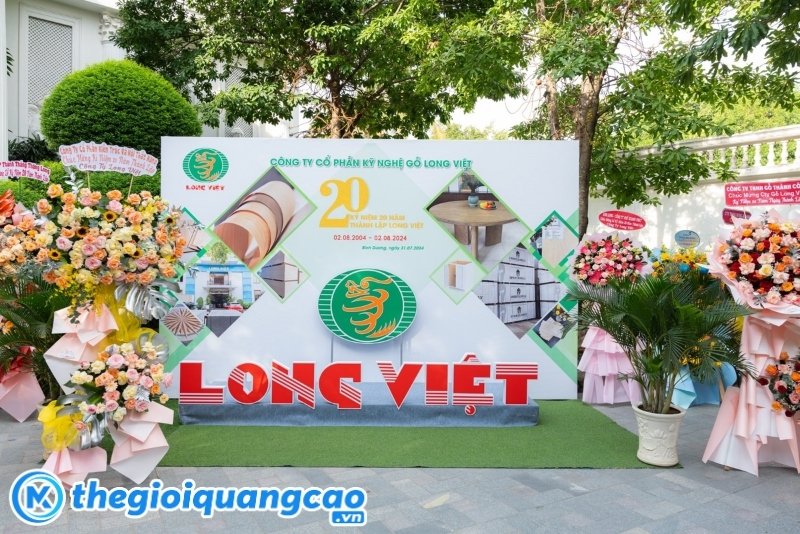 Nguy&ecirc;n tắc cần ch&uacute; &yacute; khi thiết backdrop kỷ niệm th&agrave;nh lập c&ocirc;ng ty