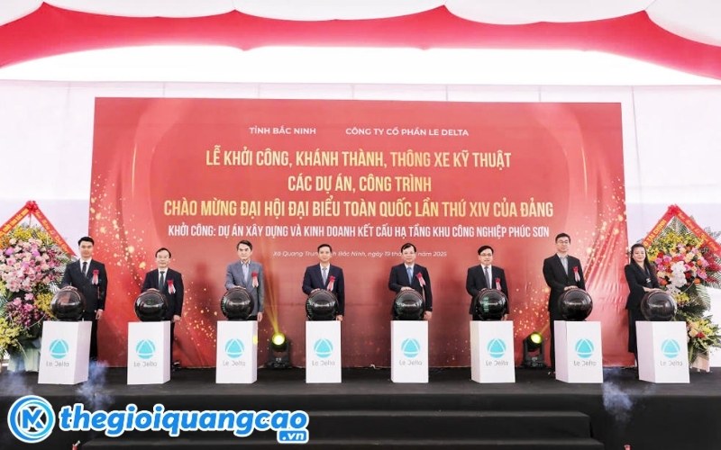 Mẫu ph&ocirc;ng nền lễ khởi c&ocirc;ng đẹp, chuy&ecirc;n nghiệp