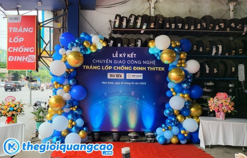 Những lỗi cần ch&uacute; &yacute; khi thi c&ocirc;ng backdrop lễ k&yacute; kết