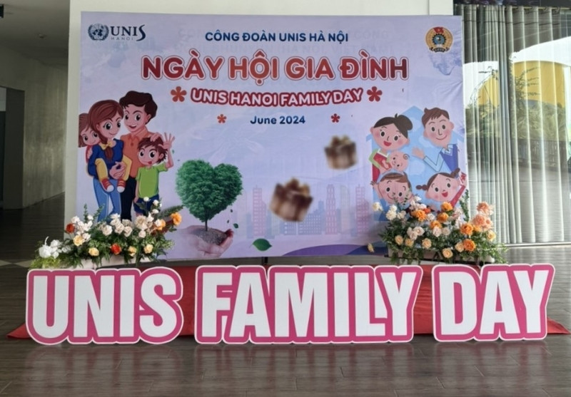 Thi c&ocirc;ng backdrop ng&agrave;y hội gia đ&igrave;nh gi&aacute; rẻ trọn g&oacute;i TPHCM