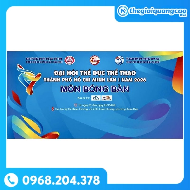 Backdrop Ngày Hội Thể Thao