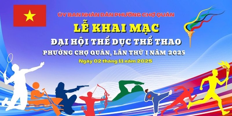 Ph&ocirc;ng nền lễ khai mạc đại hội thể dục thể thao
