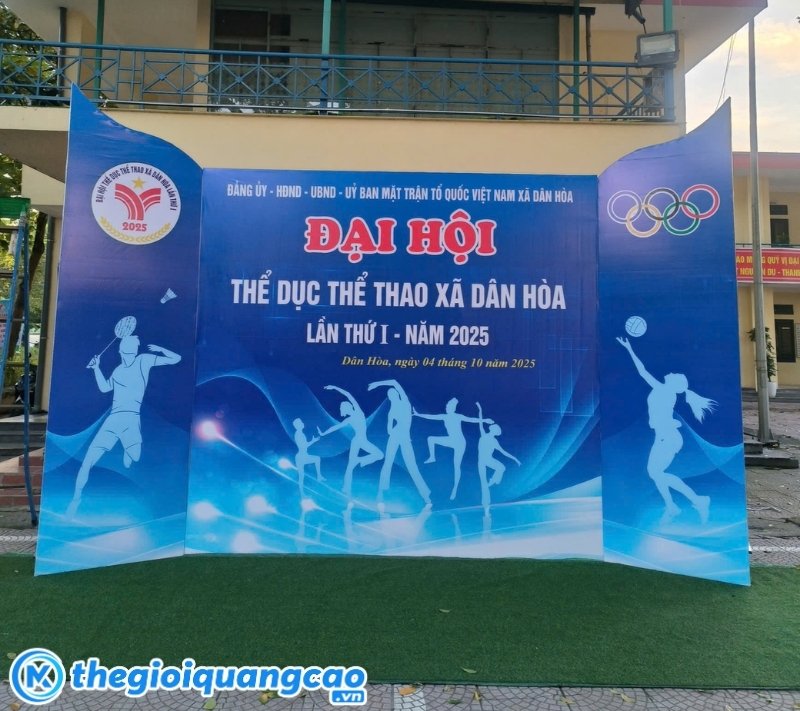 K&iacute;ch thước ph&ocirc;ng nền ng&agrave;y hội thể thao ti&ecirc;u chuẩn cho mọi kh&ocirc;ng gian