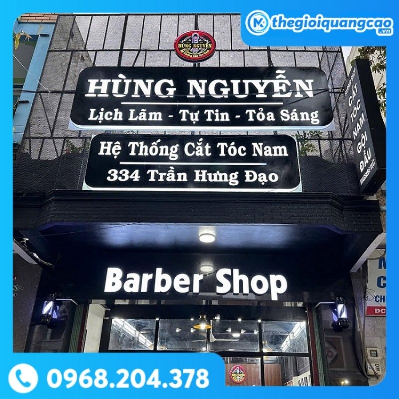 Bảng Hiệu Barber Shop