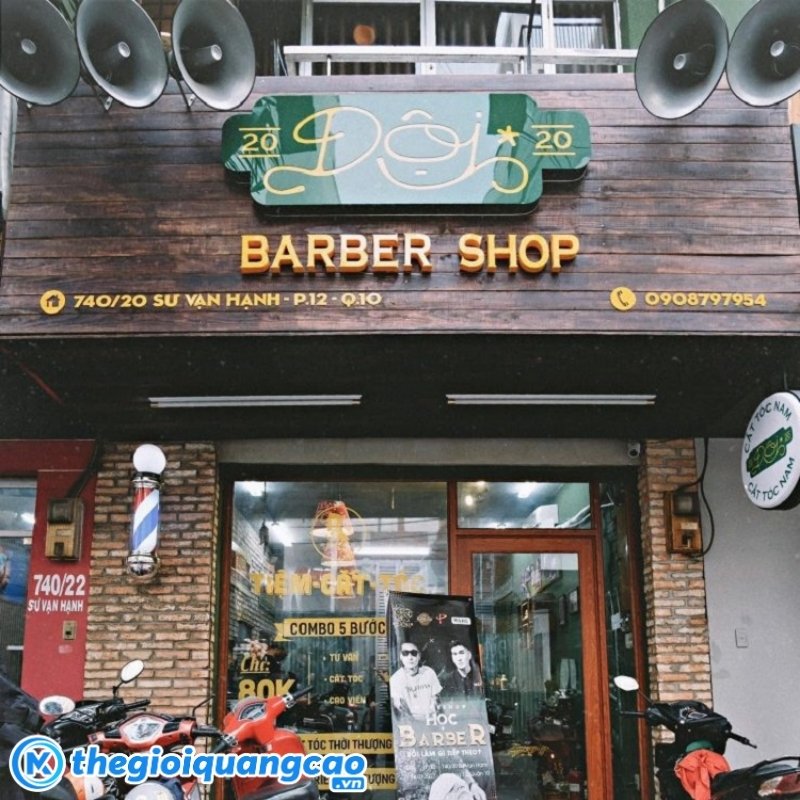 Các phong cách thiết kế barber shop