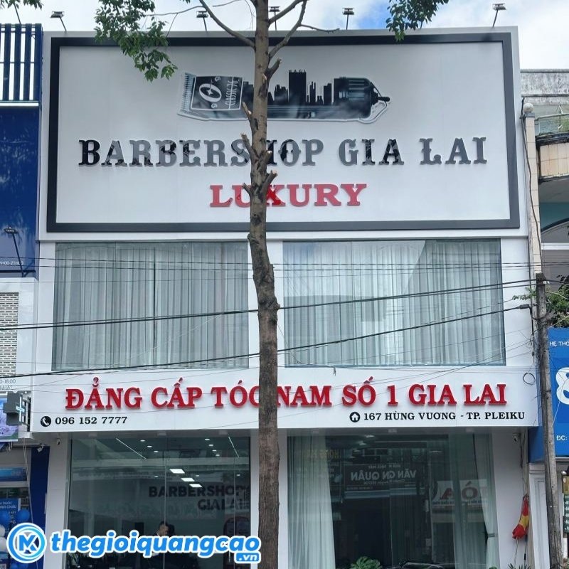 Thi công bảng hiệu barber shop đẹp uy tín tại TPHCM
