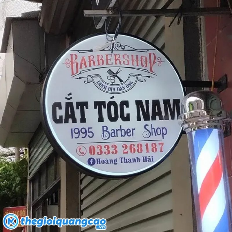 Bảng hiệu biển vẫy cắt tóc nam