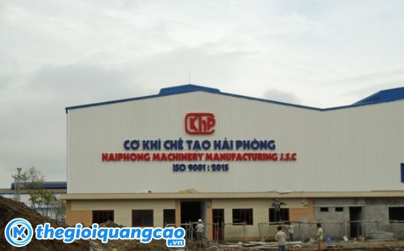 Mẫu bảng hiệu c&ocirc;ng ty cơ kh&iacute; chế tạo hải ph&ograve;ng