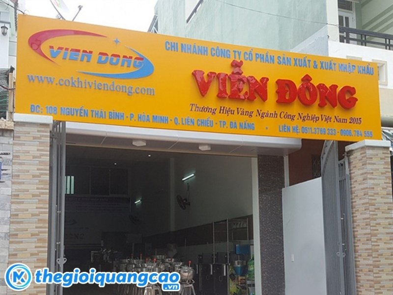 Thiết kế bảng hiệu cơ kh&iacute; theo y&ecirc;u cầu