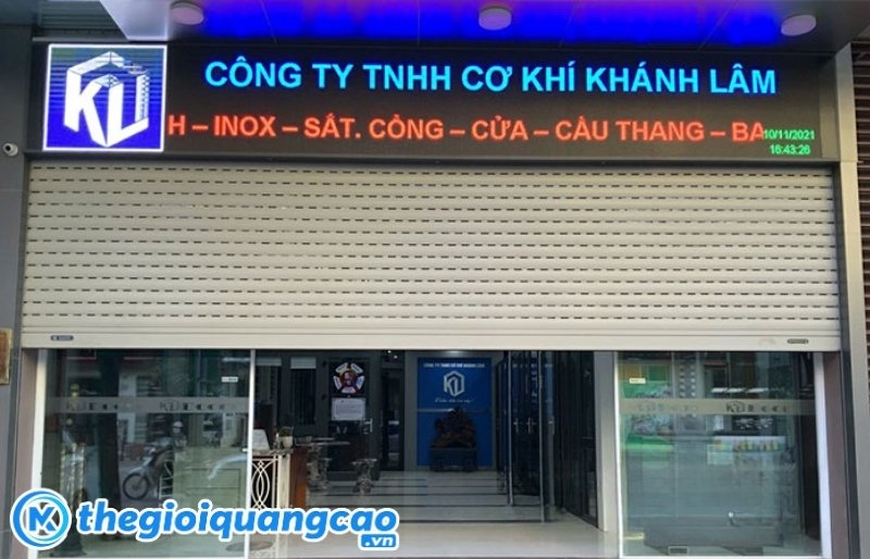 Bảng hiệu cơ kh&iacute; m&agrave;n h&igrave;nh Led ma trận