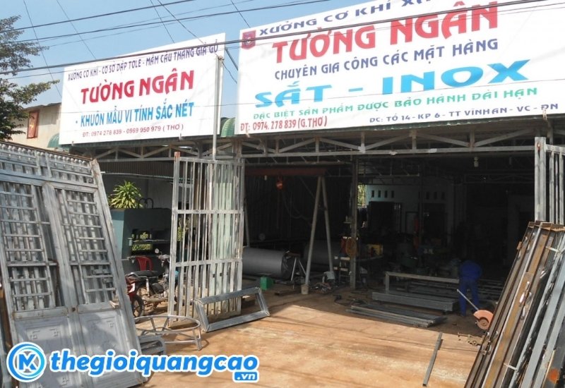 Mẫu bảng hiệu cửa h&agrave;ng cơ kh&iacute; Tường Ng&acirc;n