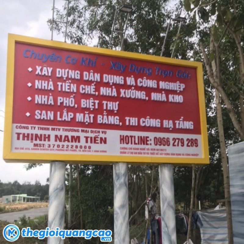 Thiết kế bảng hiệu c&ocirc;ng ty x&acirc;y dựng theo y&ecirc;u cầu v&agrave; thi c&ocirc;ng trọn g&oacute;i